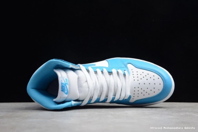Official Maikesneakers Jordan High 1 Retro Air 'UNC' 555088-117 OG 0808
